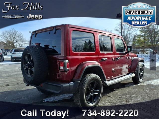used 2021 Jeep Wrangler Unlimited car, priced at $26,999