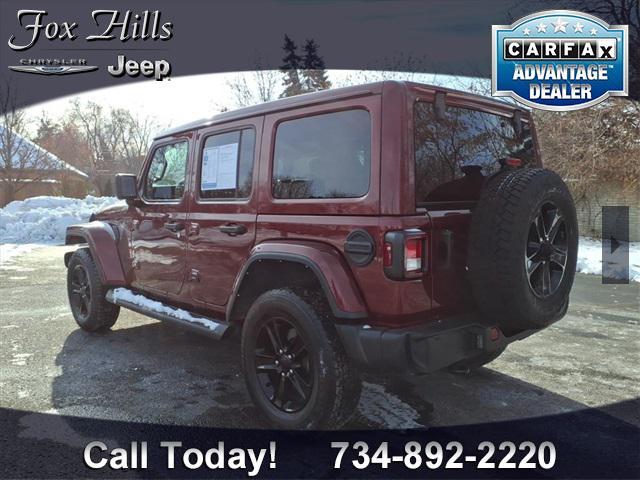 used 2021 Jeep Wrangler Unlimited car, priced at $26,999