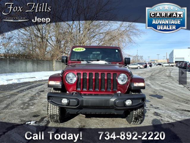 used 2021 Jeep Wrangler Unlimited car, priced at $26,999