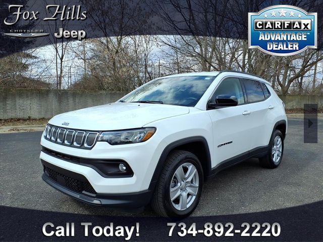 used 2022 Jeep Compass car, priced at $17,065