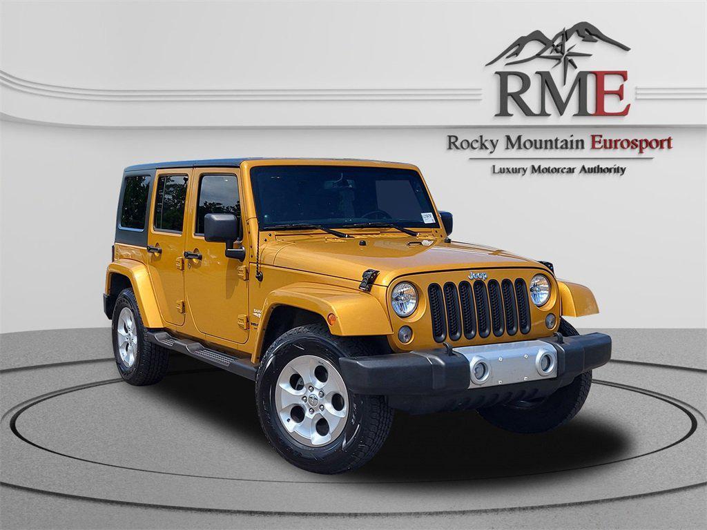 used 2014 Jeep Wrangler Unlimited car, priced at $13,698