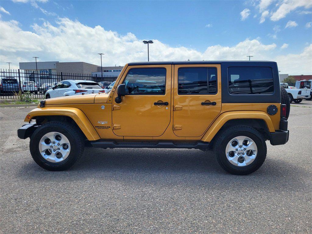used 2014 Jeep Wrangler Unlimited car, priced at $13,698