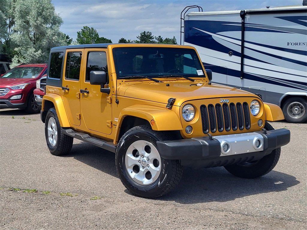 used 2014 Jeep Wrangler Unlimited car, priced at $13,698
