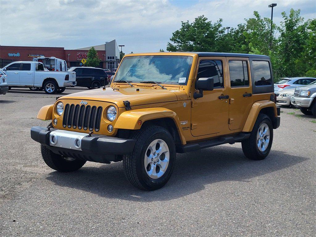 used 2014 Jeep Wrangler Unlimited car, priced at $13,698