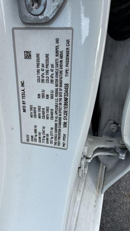 used 2022 Tesla Model 3 car, priced at $29,687