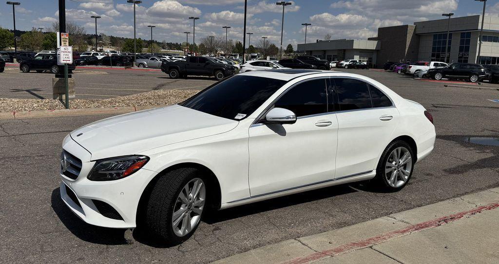 used 2021 Mercedes-Benz C-Class car, priced at $27,998