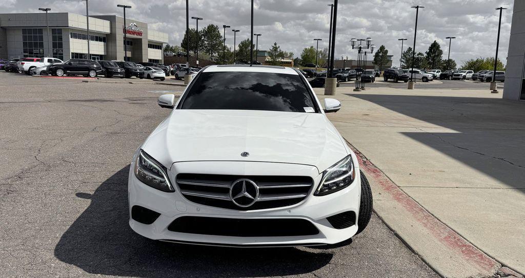 used 2021 Mercedes-Benz C-Class car, priced at $27,998