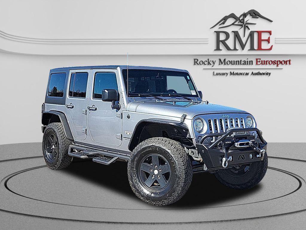 used 2017 Jeep Wrangler Unlimited car, priced at $18,471