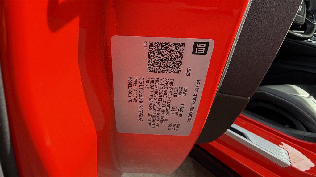 used 2025 Chevrolet Corvette car, priced at $118,025