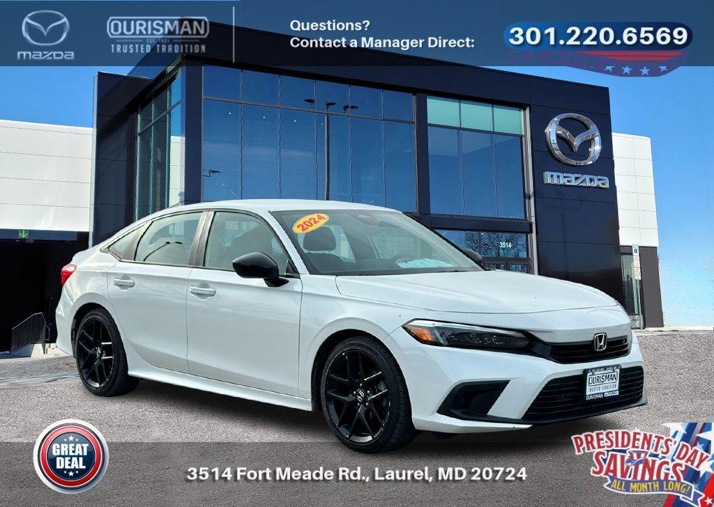 used 2024 Honda Civic car, priced at $21,804