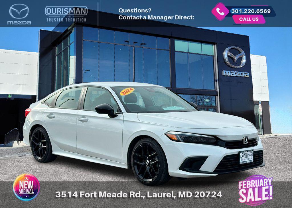 used 2024 Honda Civic car, priced at $22,404