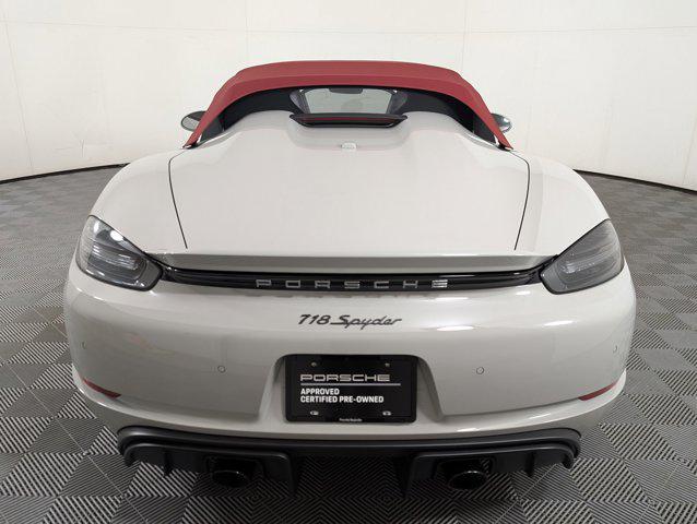 used 2023 Porsche 718 Spyder car, priced at $143,497