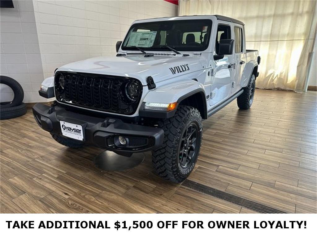 new 2025 Jeep Gladiator car, priced at $44,580