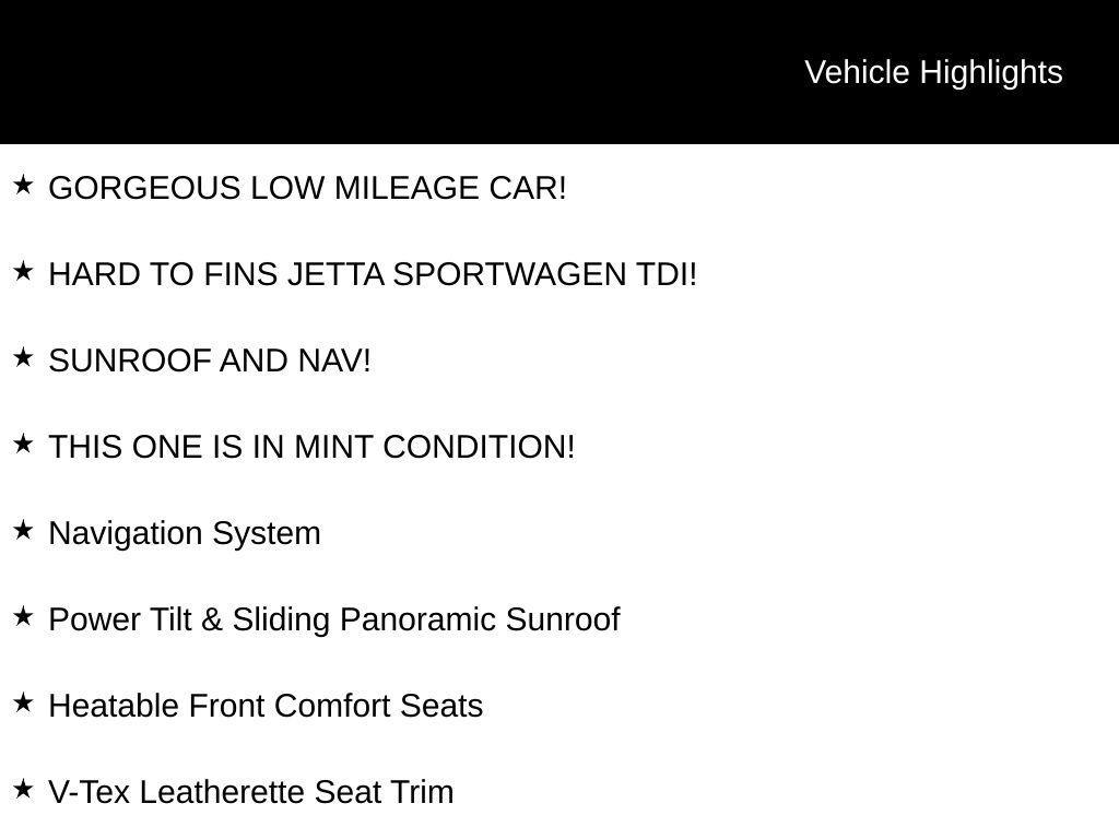 used 2014 Volkswagen Jetta SportWagen car, priced at $9,388