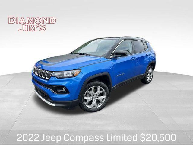 used 2022 Jeep Compass car, priced at $21,997