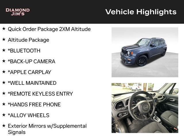used 2020 Jeep Renegade car, priced at $13,997