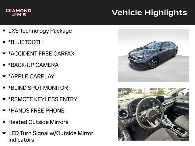 used 2023 Kia Forte car, priced at $17,997