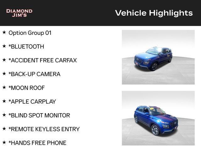 used 2022 Hyundai Venue car, priced at $16,977