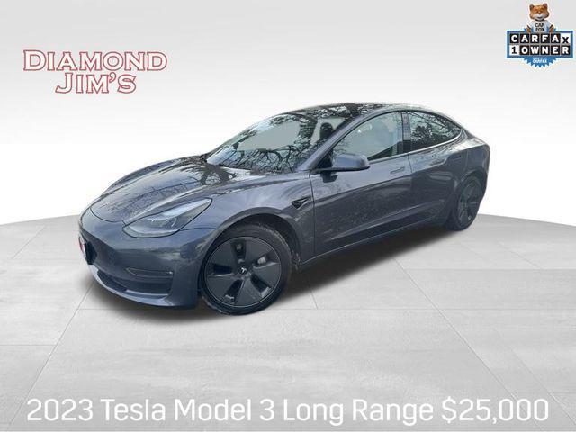 used 2023 Tesla Model 3 car, priced at $25,000