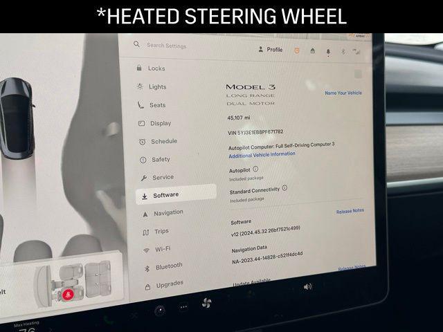 used 2023 Tesla Model 3 car, priced at $25,997