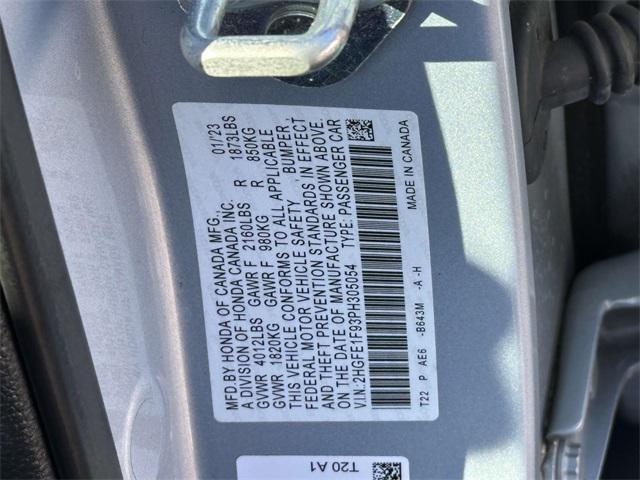 used 2023 Honda Civic car, priced at $23,987