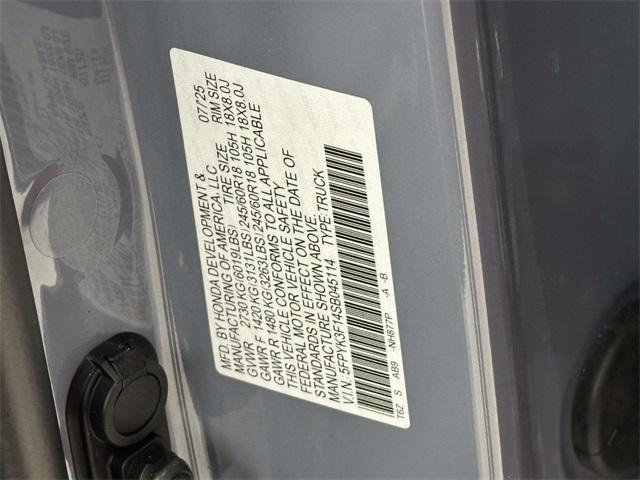 new 2025 Honda Ridgeline car, priced at $42,055