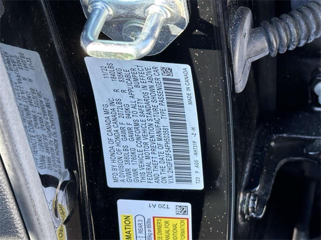 used 2023 Honda Civic car, priced at $22,987