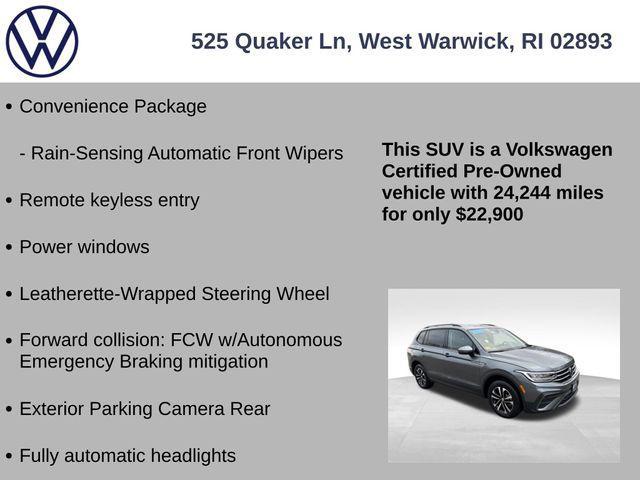 used 2023 Volkswagen Tiguan car, priced at $22,900