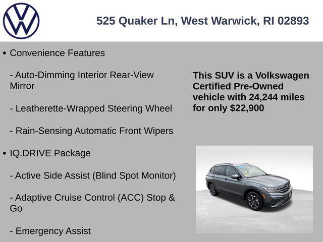 used 2023 Volkswagen Tiguan car, priced at $22,900