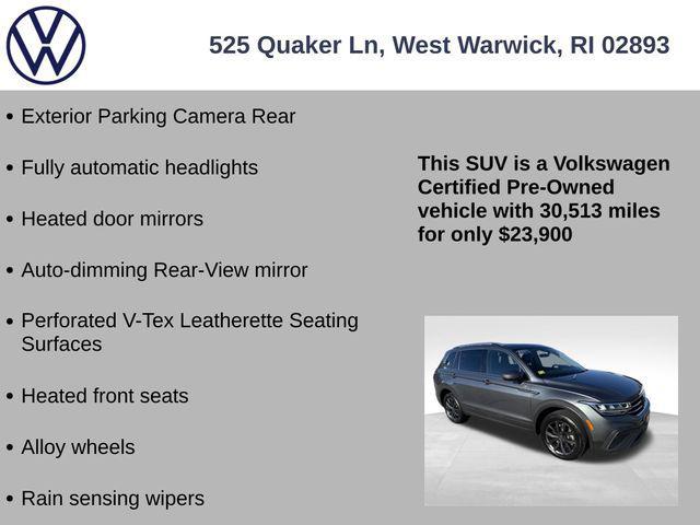 used 2022 Volkswagen Tiguan car, priced at $23,900