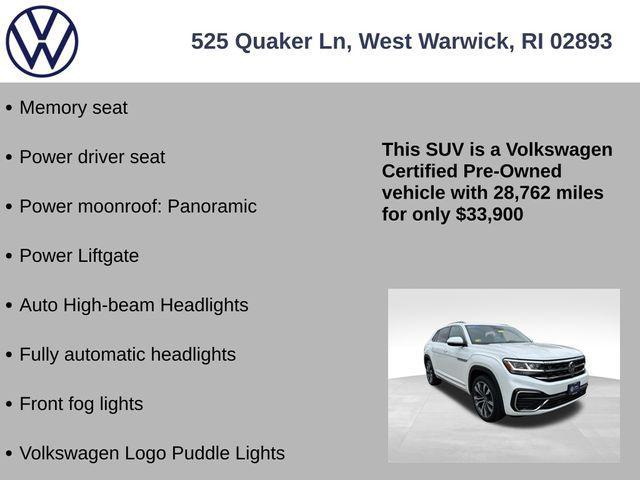 used 2022 Volkswagen Atlas Cross Sport car, priced at $34,320