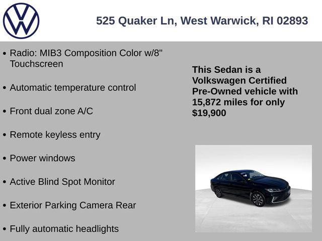 used 2025 Volkswagen Jetta car, priced at $19,900