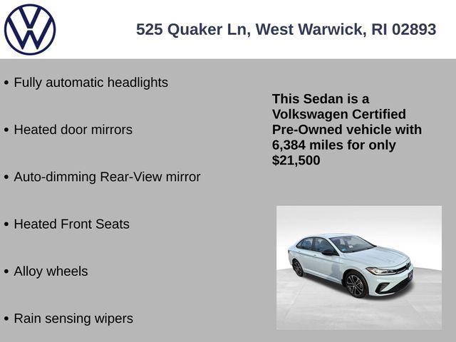 used 2025 Volkswagen Jetta car, priced at $21,500