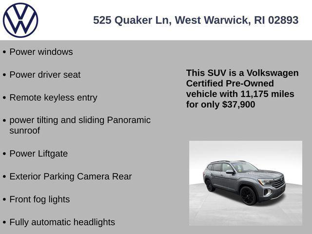 used 2025 Volkswagen Atlas car, priced at $37,900