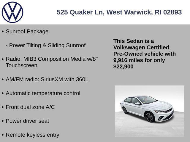 used 2025 Volkswagen Jetta car, priced at $22,900