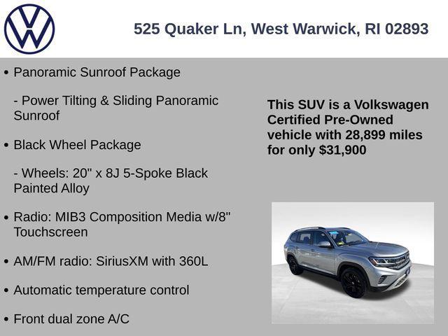 used 2023 Volkswagen Atlas car, priced at $31,900