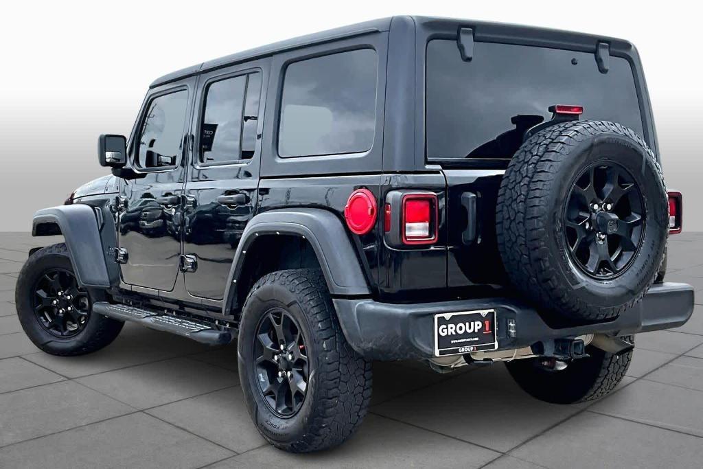 used 2021 Jeep Wrangler Unlimited car, priced at $26,211