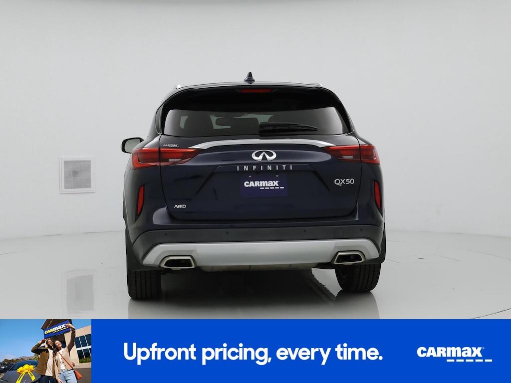used 2021 INFINITI QX50 car, priced at $22,998