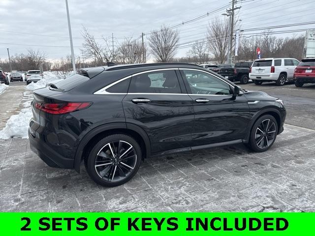 used 2023 INFINITI QX55 car, priced at $35,480