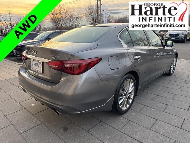 used 2022 INFINITI Q50 car, priced at $24,555