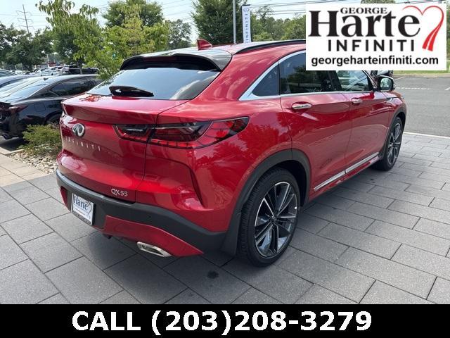 new 2025 INFINITI QX55 car, priced at $64,220