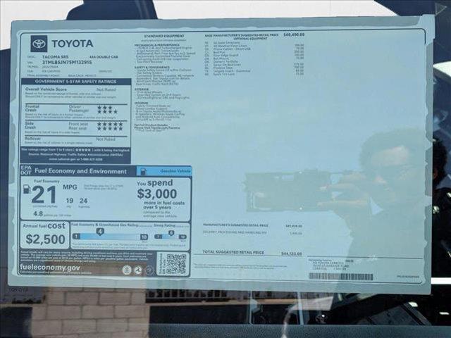 new 2025 Toyota Tacoma car, priced at $44,123