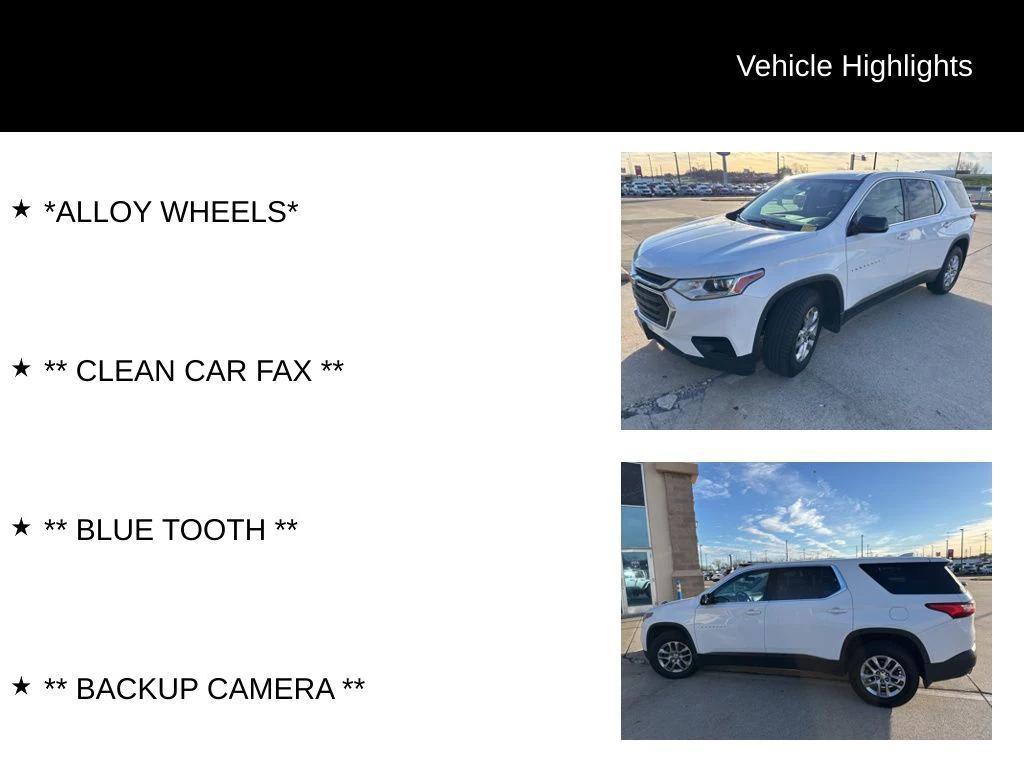 used 2018 Chevrolet Traverse car, priced at $13,656