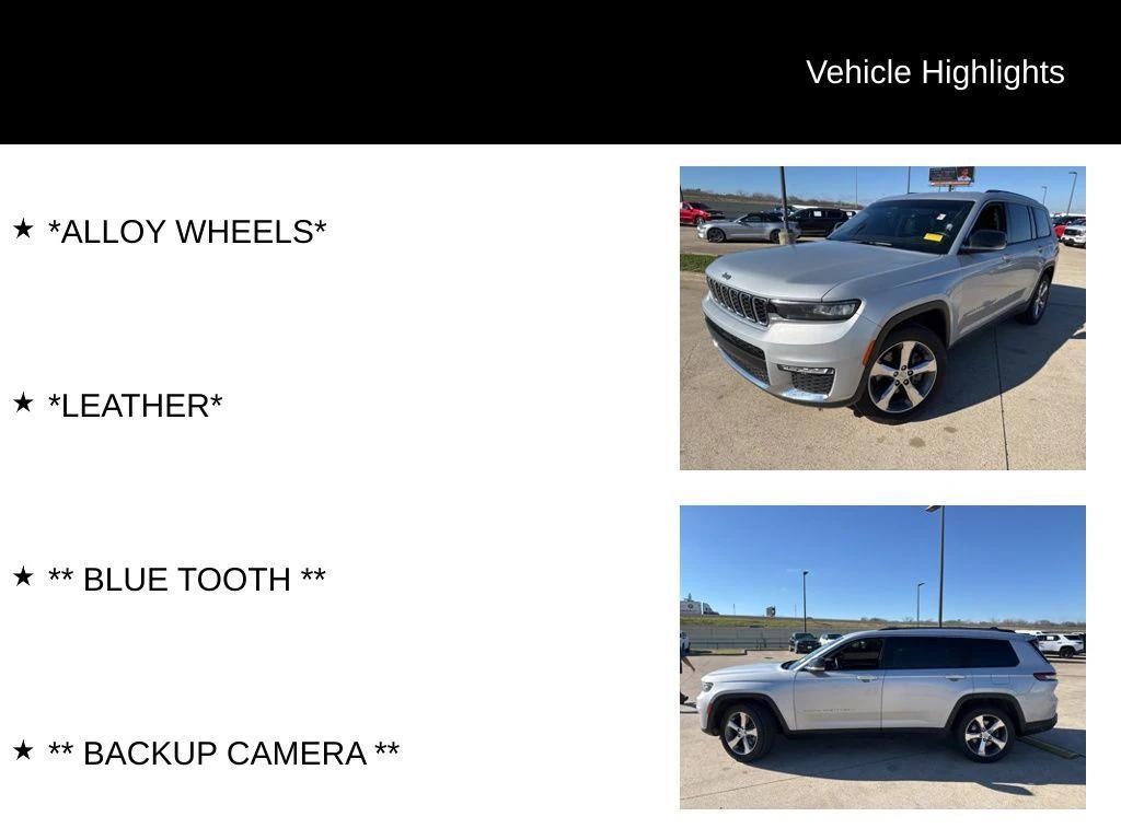 used 2021 Jeep Grand Cherokee L car, priced at $21,560