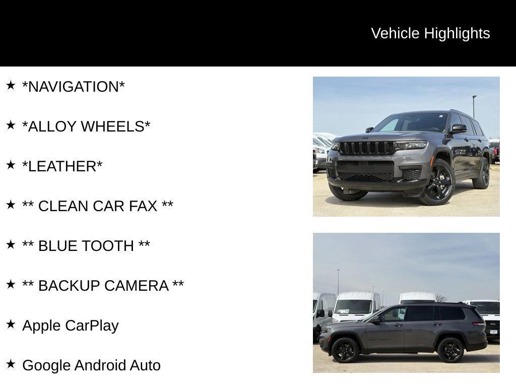 used 2023 Jeep Grand Cherokee L car, priced at $20,670