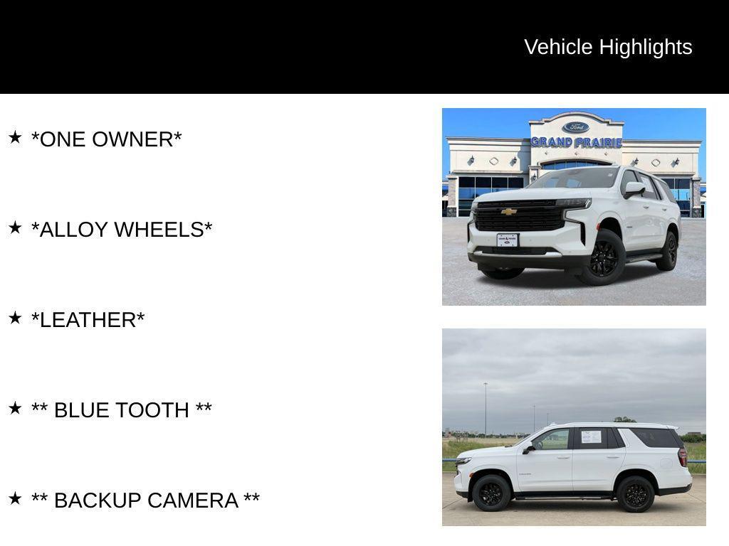 used 2024 Chevrolet Tahoe car, priced at $40,399