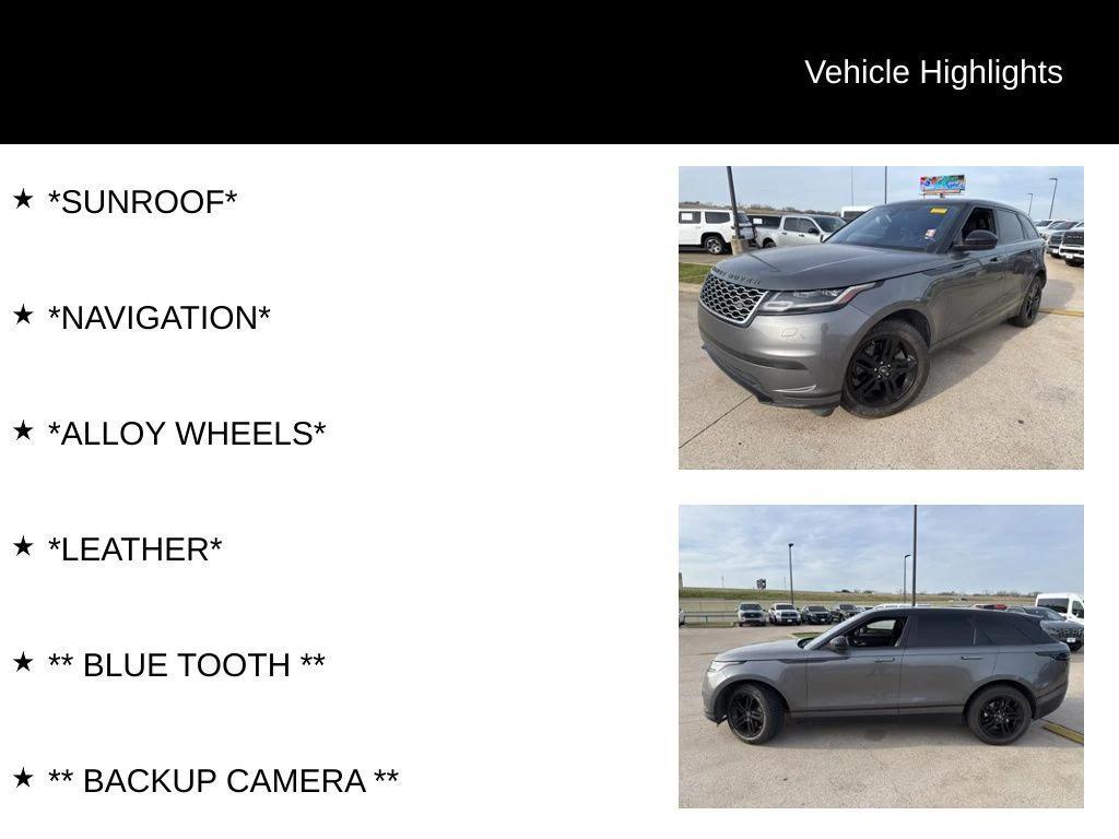 used 2018 Land Rover Range Rover Velar car, priced at $19,999