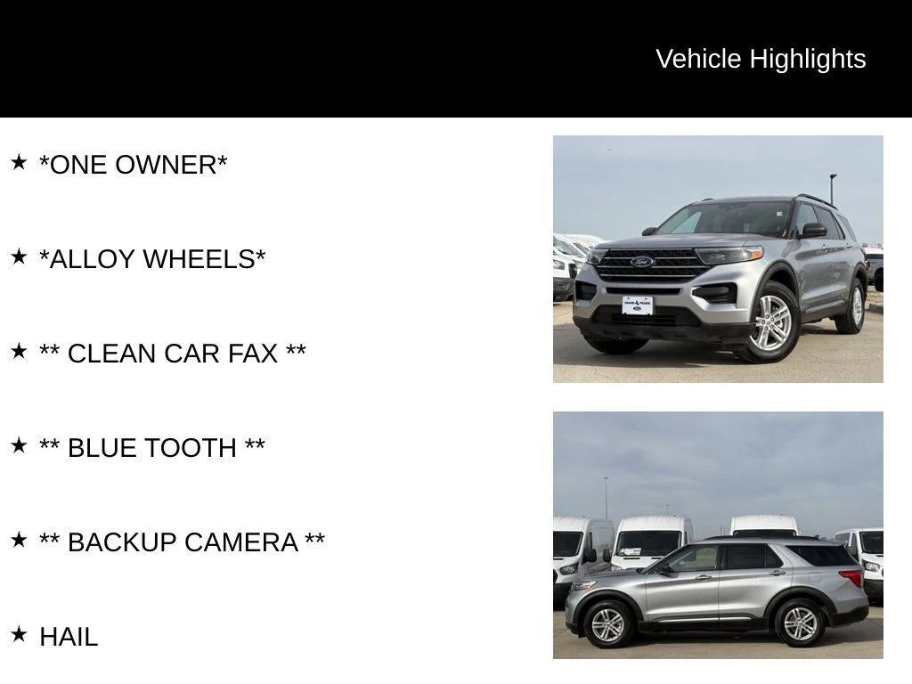 used 2021 Ford Explorer car, priced at $18,799