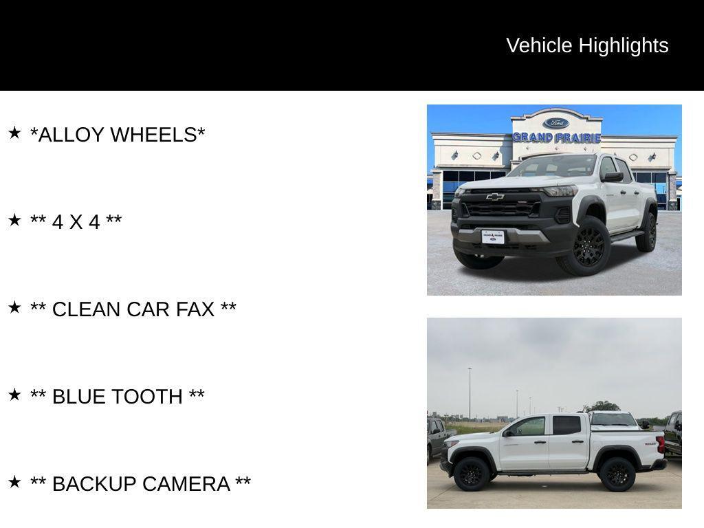 used 2024 Chevrolet Colorado car, priced at $33,400