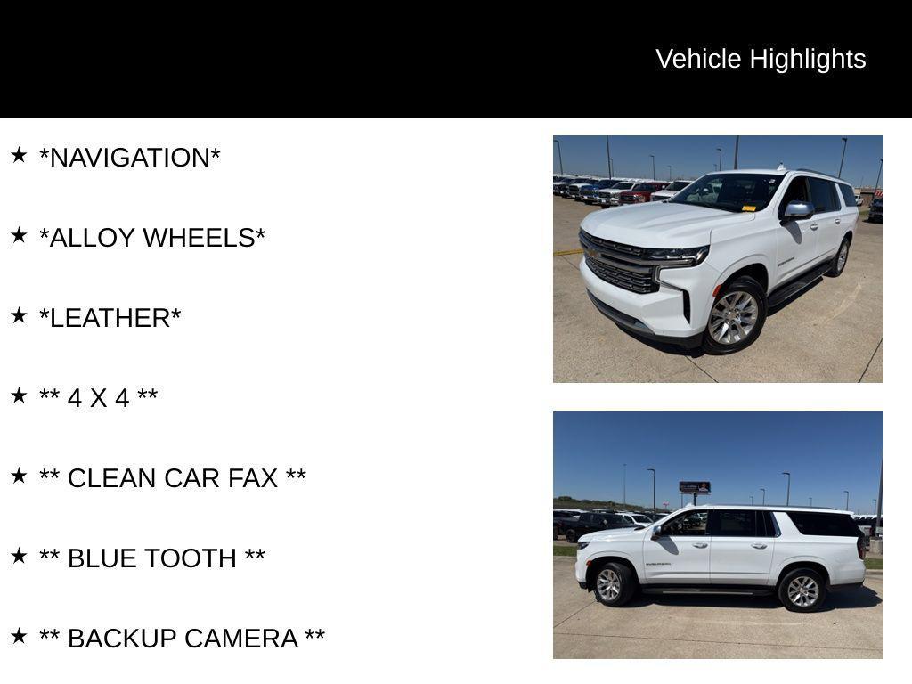 used 2023 Chevrolet Suburban car, priced at $41,530